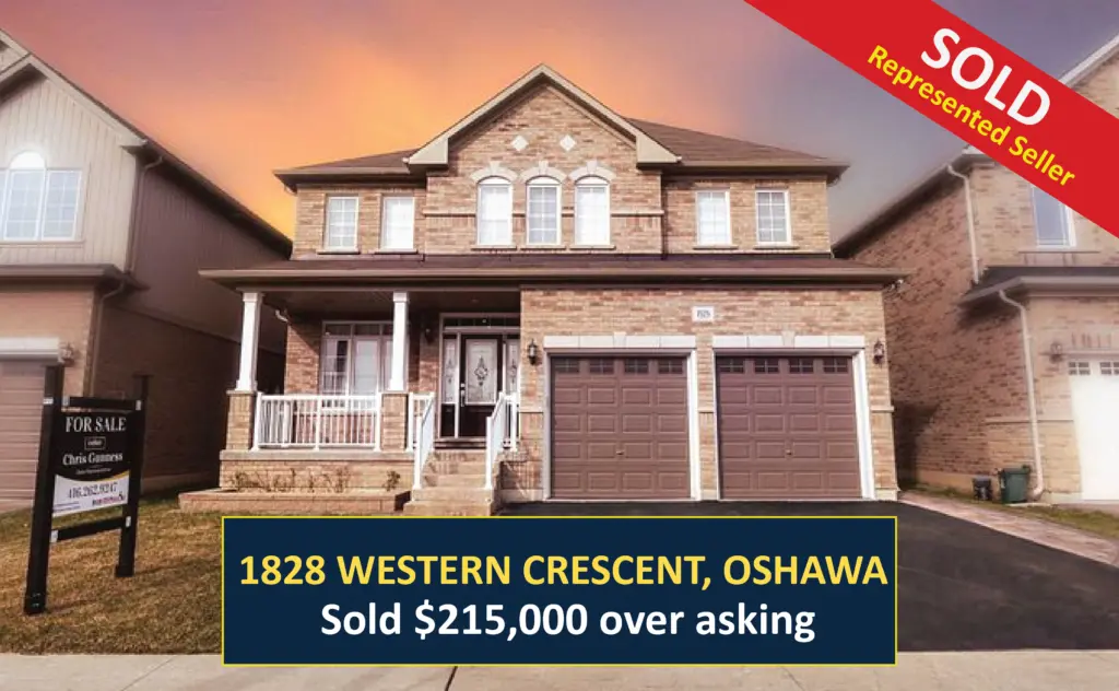 SOLD - 1828 Western Avenue, Oshawa - Sold $215,000 over asking