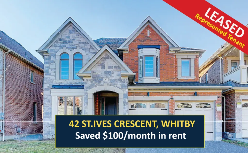 LEASED - 42 St Ives, Whitby - Saved Tenants $1,200/year by negotiating rent down