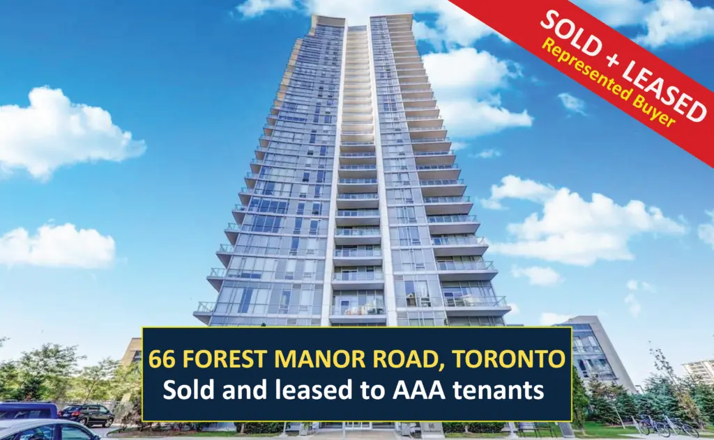 SOLD - 66 Forest Manor - bought and leased for our investor clients