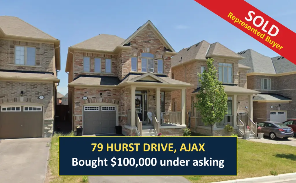 SOLD - 79 Hurst, Ajax - Bought $100,000 under asking
