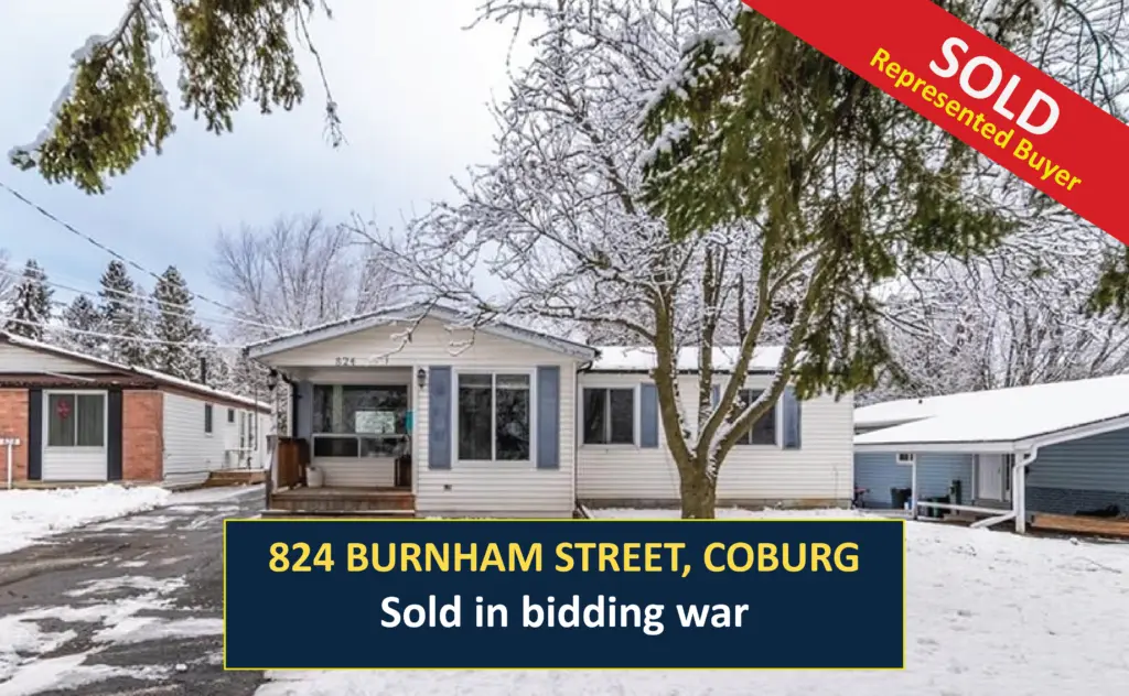 SOLD - 824 Burnham Street, Cobourg - Offer accepted in bidding war